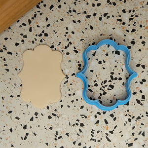 Bracket Plaque cookie / biscuit cutter