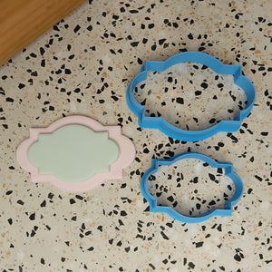 Pointed Plaque cookie / biscuit cutter