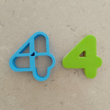 Load image into Gallery viewer, Round Number cutter 8cm (set of 9)