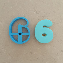 Load image into Gallery viewer, Round Number 6 / 9 cutter 8cm