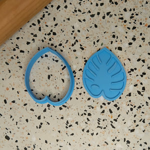 Monstera Leaf cutter & debosser set
