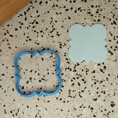 Square plaque cookie fondant biscuit cutter
