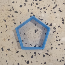 Load image into Gallery viewer, Pentagon cookie / biscuit cutter - various sizes