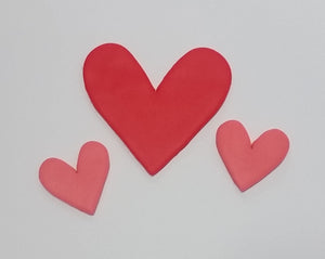Modern Heart cookie / biscuit cutter 8cm