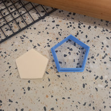 Load image into Gallery viewer, Pentagon cookie / biscuit cutter - various sizes