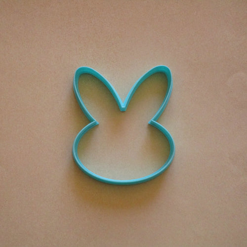 Bunny Face (oval) cookie / biscuit cutter 8.5cm