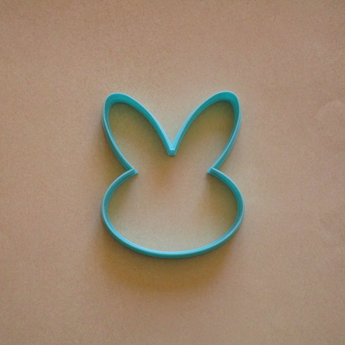 Bunny Face (oval) cookie / biscuit cutter 10cm