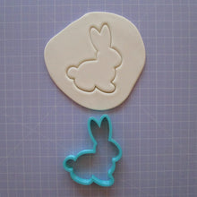 Load image into Gallery viewer, Sitting Bunny Rabbit cookie / biscuit cutter 10.5cm