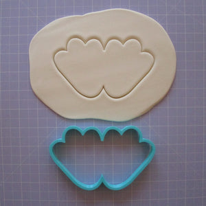 Easter Bunny Paws (feet) cookie cutter 8.5cm