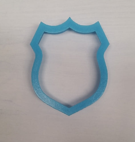 Police Badge cookie / biscuit cutter 8cm
