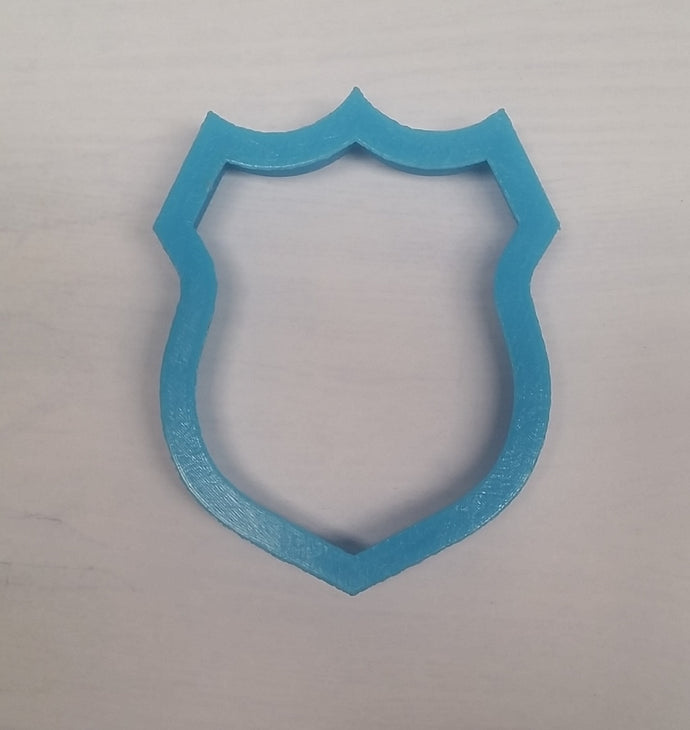 Police Badge cookie / biscuit cutter 8cm