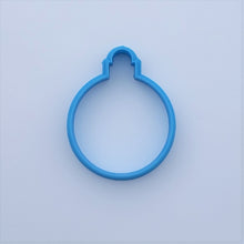 Load image into Gallery viewer, Round Christmas Bauble cookie biscuit cutter 6cm
