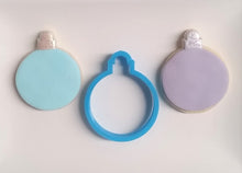 Load image into Gallery viewer, Round Christmas Bauble cookie biscuit cutter 6cm