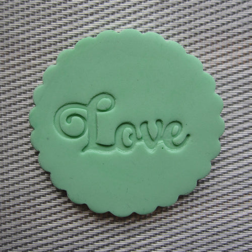 LOVE Fondant Embosser / Cookie Stamp