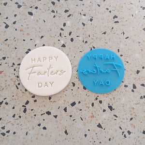 HAPPY FARTER'S DAY - Father's Day Fondant Embosser Cookie Stamp