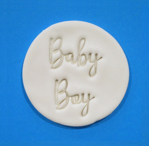 BABY BOY Fondant Embosser / Cookie Stamp