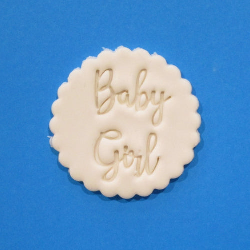 BABY GIRL Fondant Embosser / Cookie Stamp
