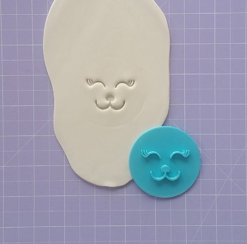 Bunny Face Fondant Embosser / Cookie Stamp