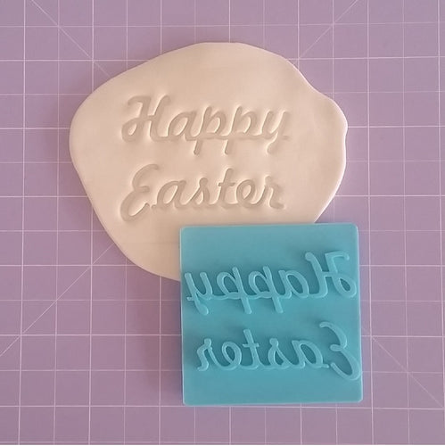 HAPPY EASTER Fondant Cookie Embosser Stamp (style 1)