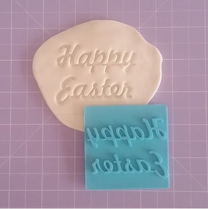 HAPPY EASTER Fondant Cookie Embosser Stamp (style 1)