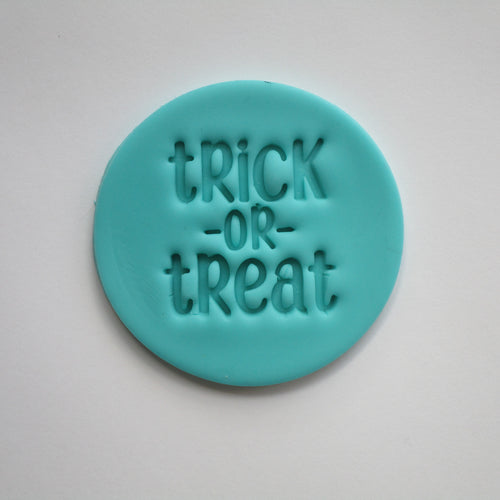 Trick or Treat Fondant Embosser / Cookie Stamp set