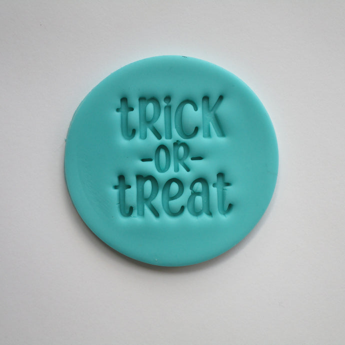 Trick or Treat Fondant Embosser / Cookie Stamp set