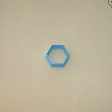 Load image into Gallery viewer, Hexagon cookie / biscuit cutter - various sizes 3cm to 10cm