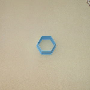 Hexagon cookie / biscuit cutter - various sizes 3cm to 10cm