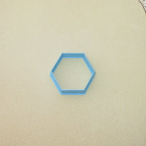 Hexagon cookie / biscuit cutter - various sizes 3cm to 10cm