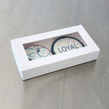 Load image into Gallery viewer, Biscuit Box Rectangle with Lid 22 x 11cm (9x4.5x1.5 inch) - 10 pack