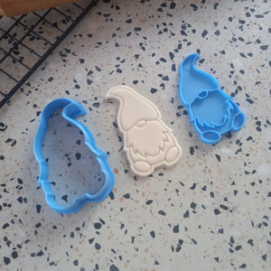 Gnome 8cm cutter & embosser set