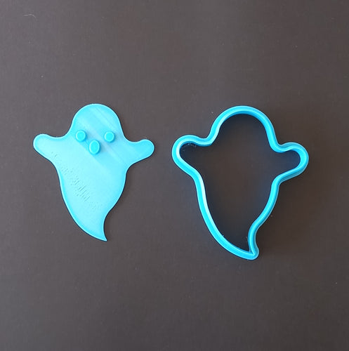 Spooky Ghost 8cm embosser & cutter set