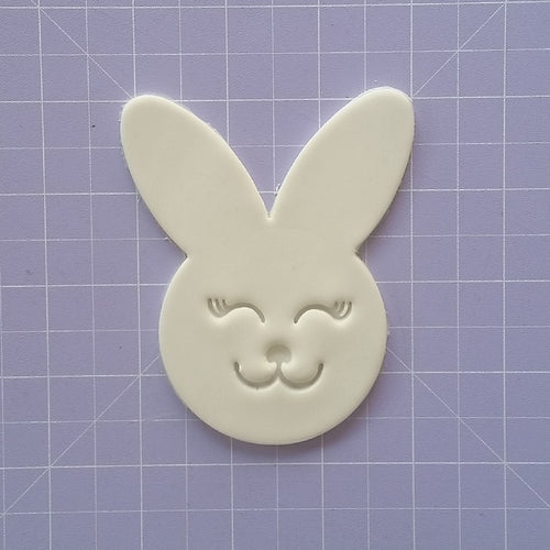 Bunny Face cutter & embosser 8cm set